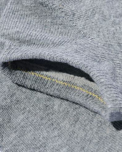 5 paires de socquettes homme gris gris - 1000001523 - HEMA