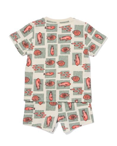 pyjacourt enfant poissons blanc cass&eacute; blanc cass&eacute; - 23001560OFFWHITE - HEMA