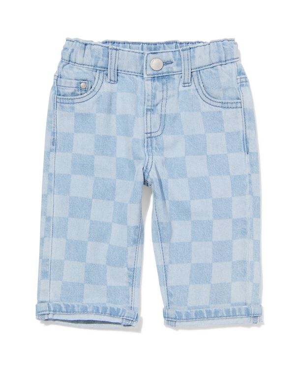 pantalon b&eacute;b&eacute; blocs coupe confortable denim denim - 33188670DENIM - HEMA