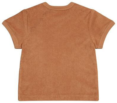 t-shirt bébé terry marron - 1000026814 - HEMA