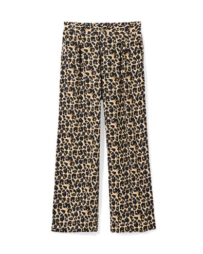 pantalon femme Selma l&eacute;opard multi - 36258980MULTI - HEMA