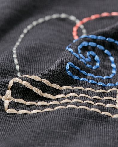 kinder T-shirt  donkergrijs donkergrijs - 30720004DARKGREY - HEMA