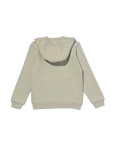 gilet sweat enfant avec capuche vert clair - 1000030772 - HEMA