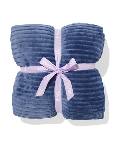 laid 130x150cm sherpa bleu - 7325151 - HEMA
