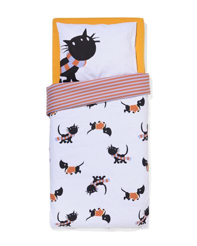 housse de couette tout-petits Takkie 120x150 coton doux  - 5760100 - HEMA