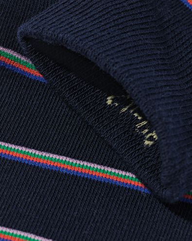 Herren-Socken, mit Baumwollanteil, Streifen dunkelblau dunkelblau - 4152665DARKBLUE - HEMA