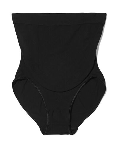 zwangerschapsslip naadloos micro zwart zwart - 21500459BLACK - HEMA