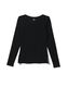 dames t-shirt zwart - 1000005475 - HEMA