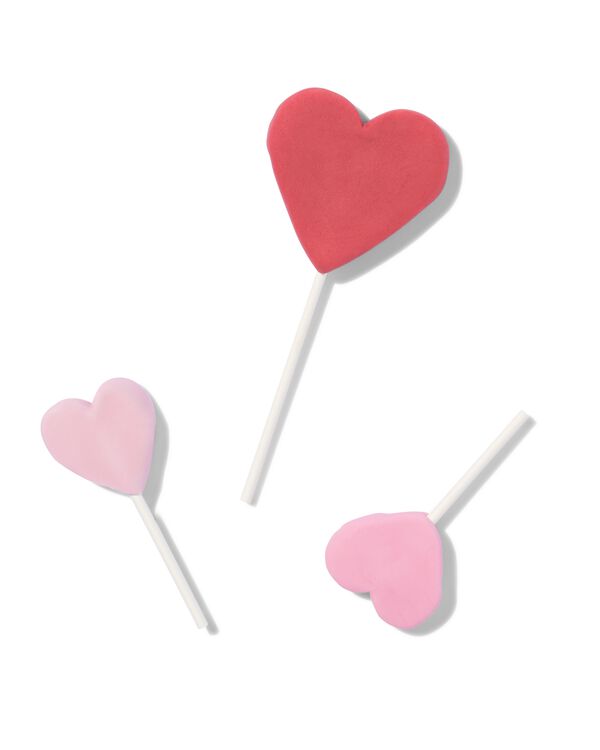 d&eacute;coration pour g&acirc;teau comestible - coeurs - 10280040 - HEMA