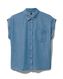dames blouse Tina lichtblauw XL - 36216129 - HEMA