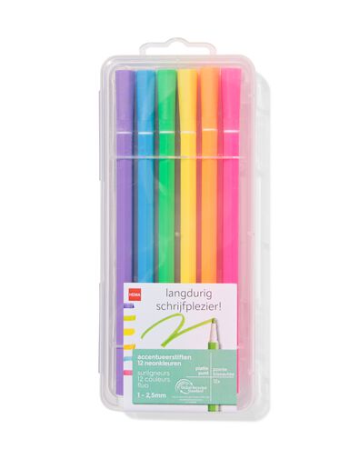 12 surligneurs - 14420028 - HEMA