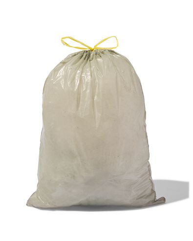 15 sacs-poubelle avec fermeture à coulisse 60L en plastique recyclé - 20510088 - HEMA