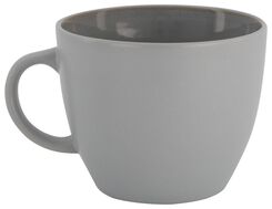 mug - 7,5 cm - Helsinki - émail réactif - gris clair - 9602019 - HEMA