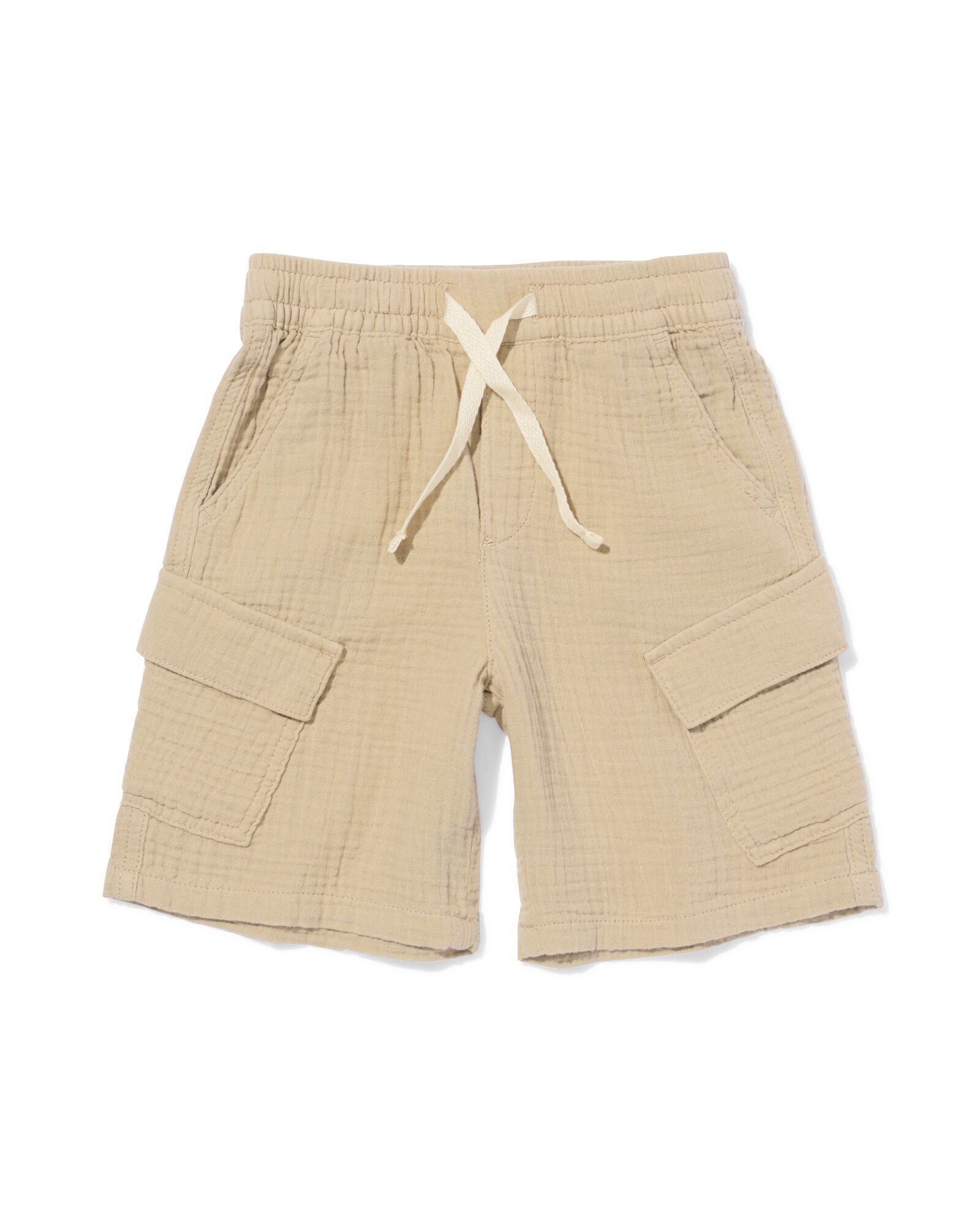 Kindershorts, normale Passform, Musselin hellbraun hellbraun - 30714804LIGHTBROWN - HEMA