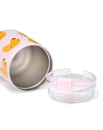 tasse &agrave; caf&eacute; &agrave; emporter 350 ml inox biscuit de la fortune - 61100069 - HEMA