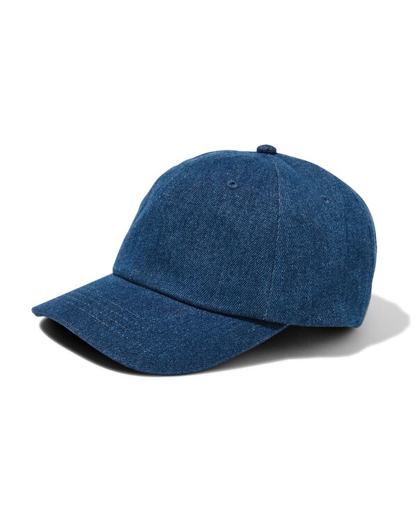 casquette enfant jean denim denim - 18400115DENIM - HEMA