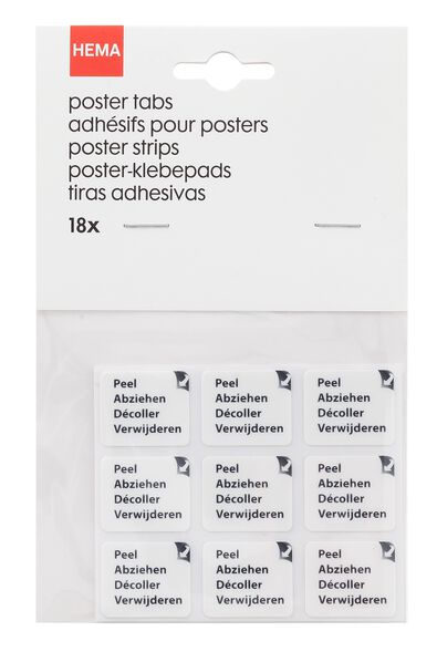 18 attaches pour posters - 81040081 - HEMA