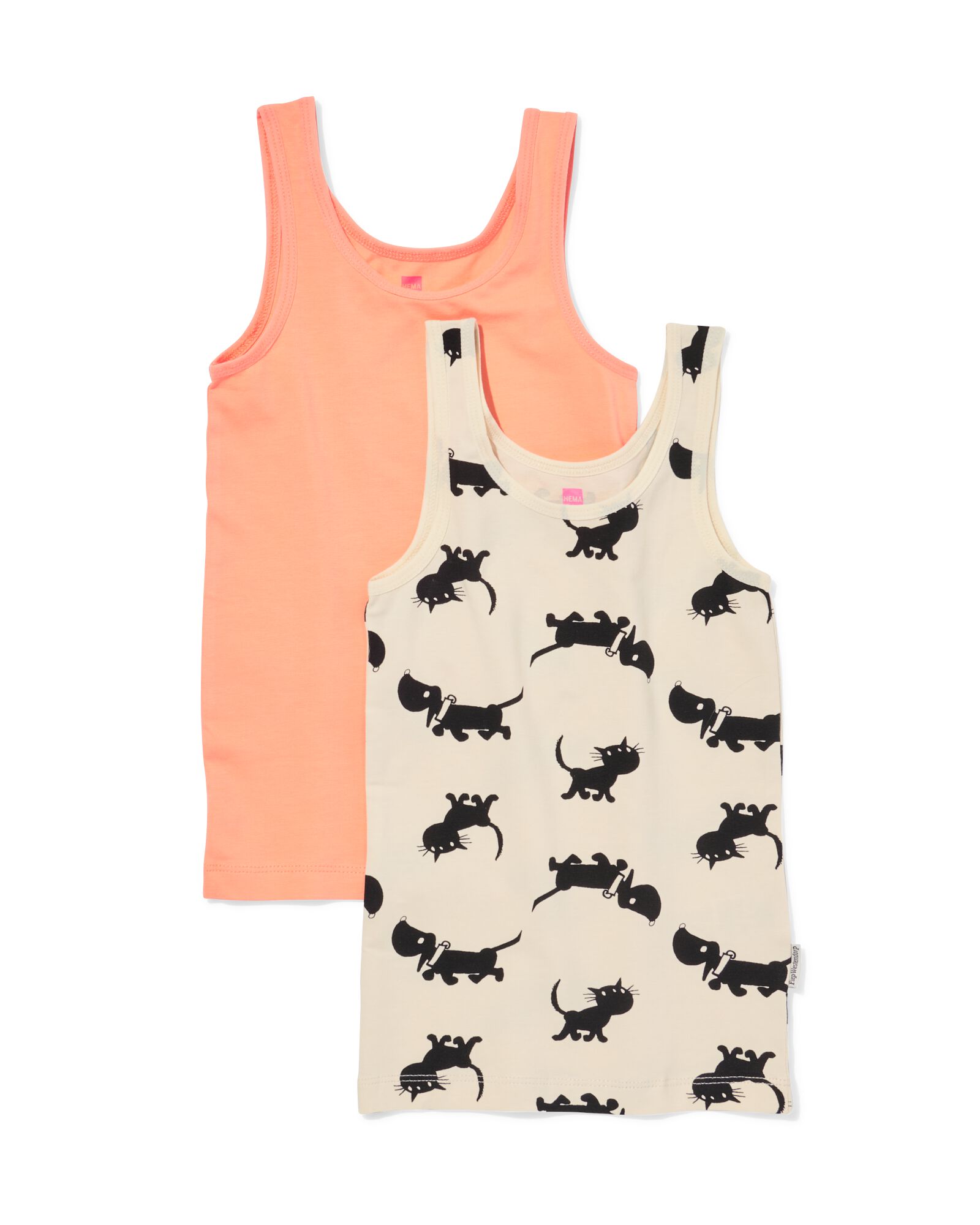 Takkie und Siepie Kinderunterhemden - 2 St&uuml;ck bunt - 19360270MULTI - HEMA