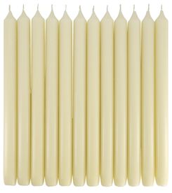 12 longues bougies d'intérieur Ø2.2x29 ivoire ivoire 2.2 x 29 - 1000015450 - HEMA