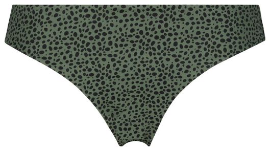 Bademode - HEMA Damen Bikinislip, Animal Graugrün  - Onlineshop HEMA