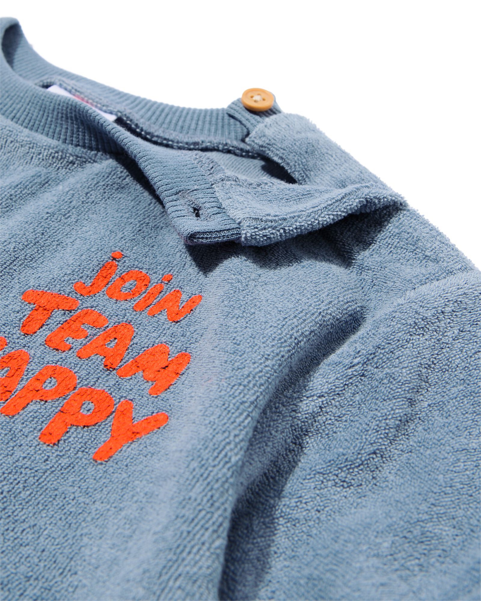 t-shirt b&eacute;b&eacute; happy bleu - 33167070BLUE - HEMA