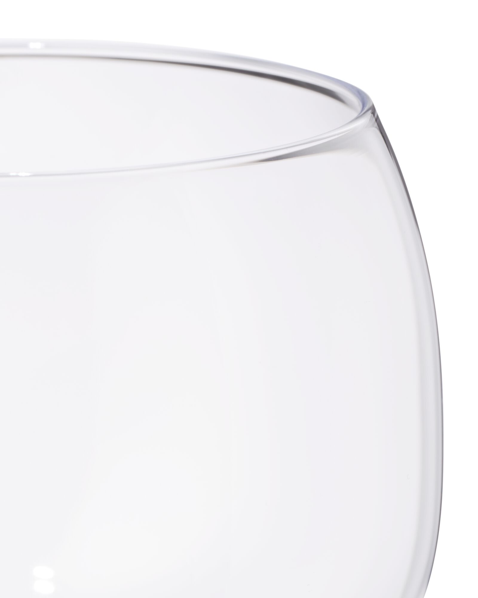 verre &agrave; vin 380ml verre jaune avec bleu - 9401175 - HEMA