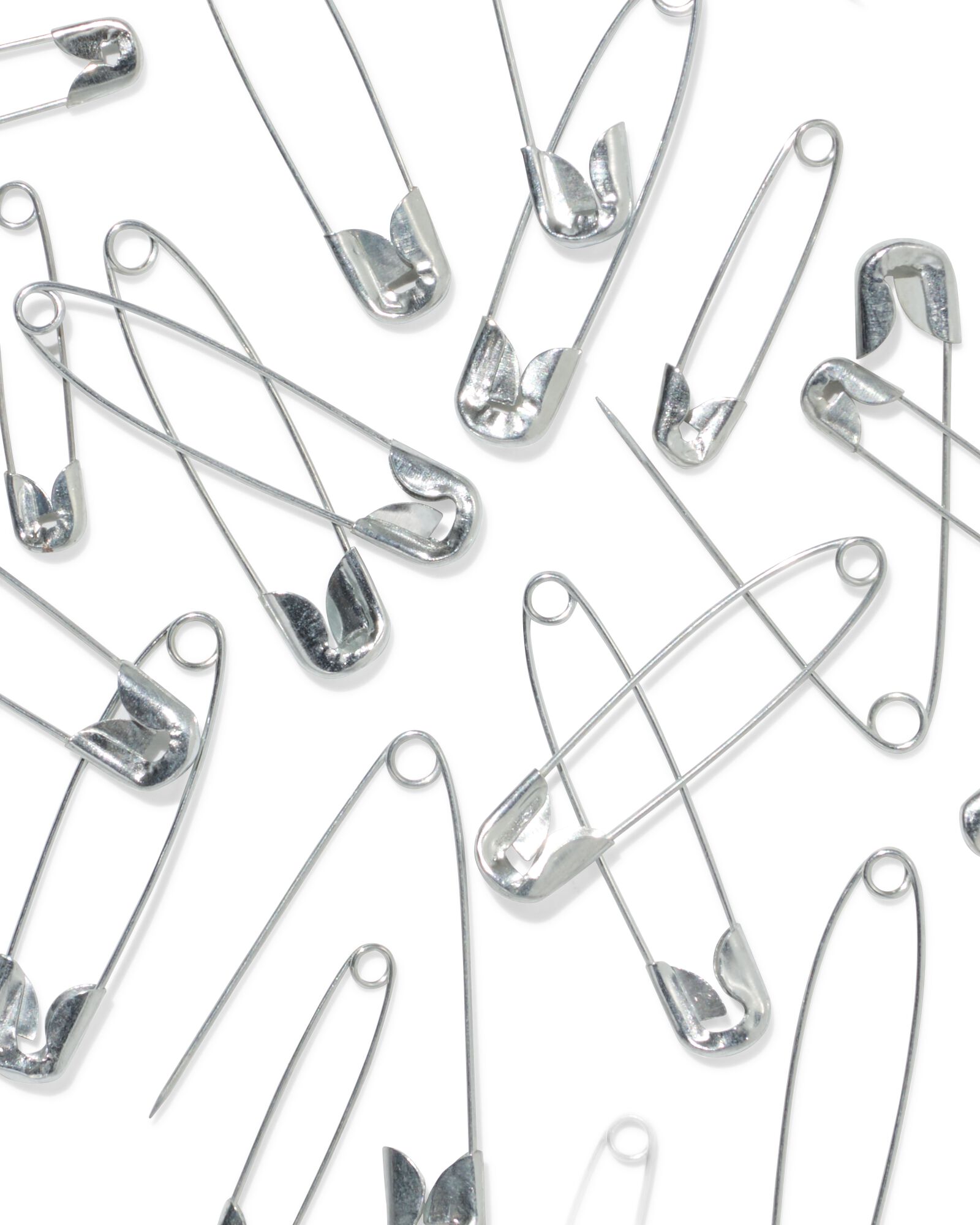 veiligheidsspelden zilver - 48 stuks - 1400290 - HEMA