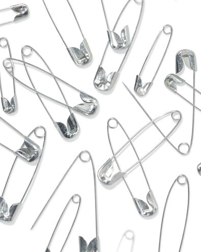 veiligheidsspelden zilver - 48 stuks - 1400290 - HEMA