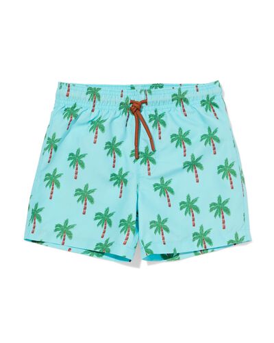 kinderzwembroek palmbomen aqua aqua - 22260645AQUA - HEMA