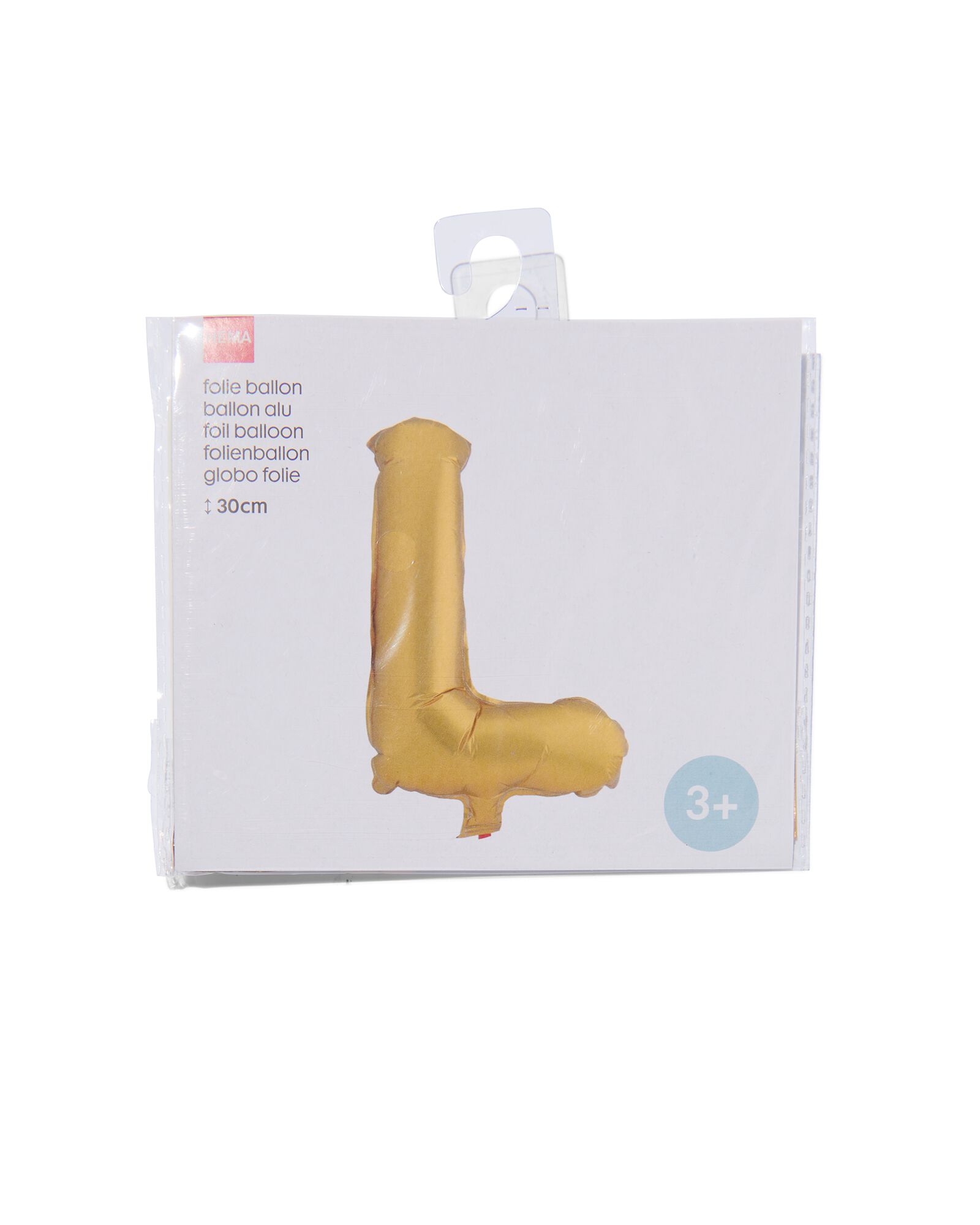 ballon alu L dor&eacute; L - 14200250 - HEMA