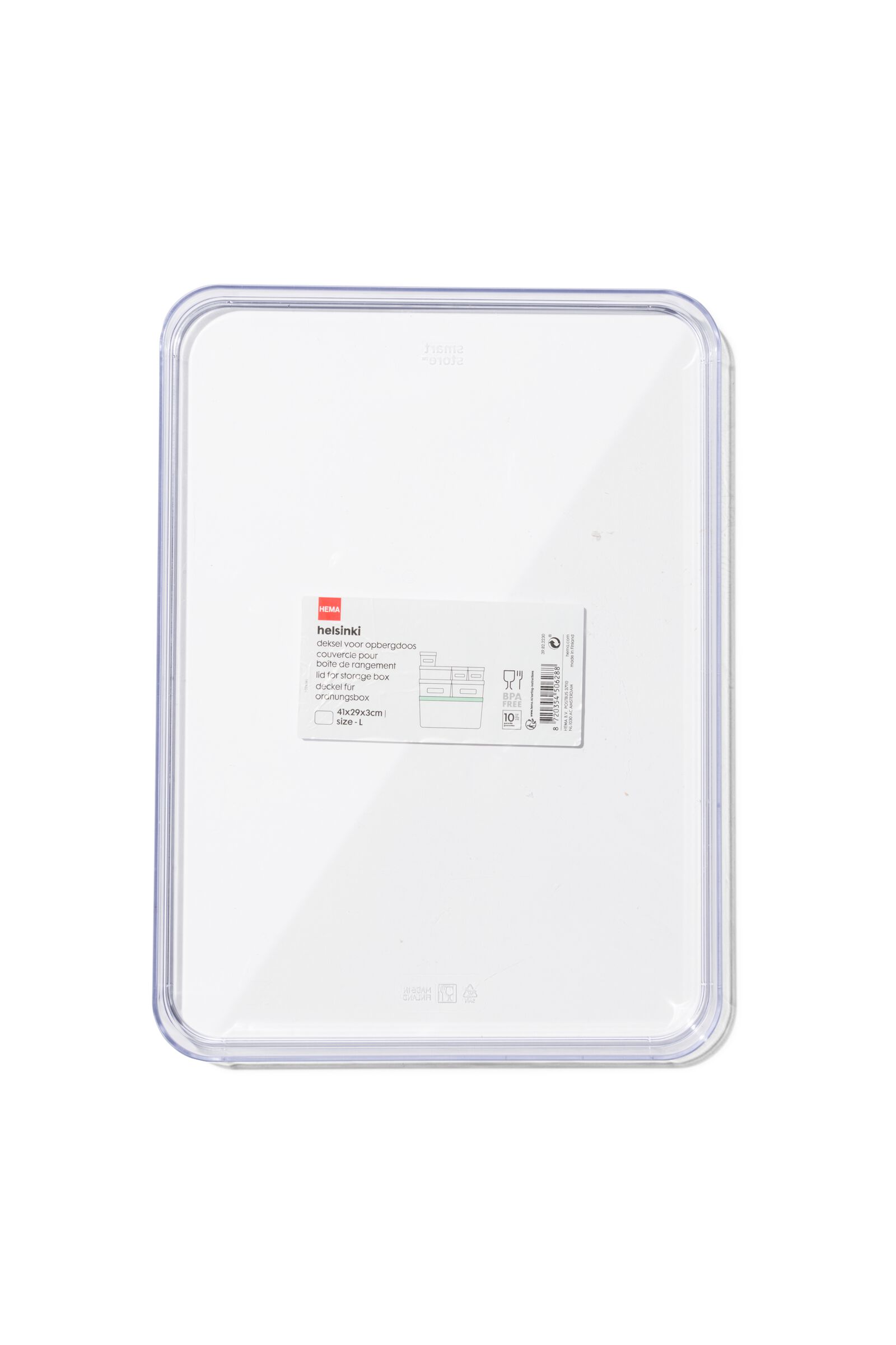 couvercle pour bo&icirc;te de rangement Helsinki 41x29x3 couvercle 41 x 29 Helsinki - 39822230 - HEMA