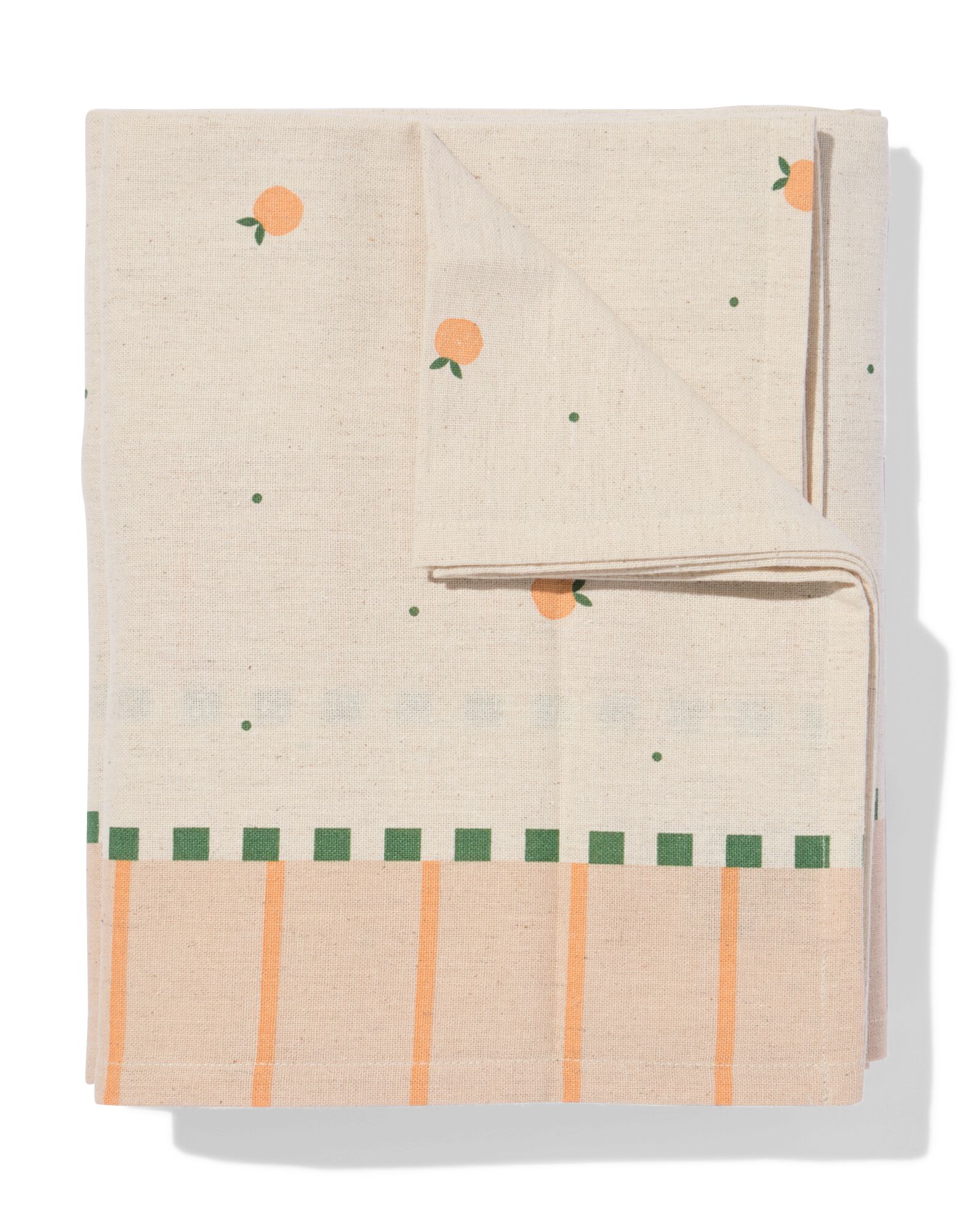 Tischdecke Baumwolle Orange - 41822224 - HEMA
