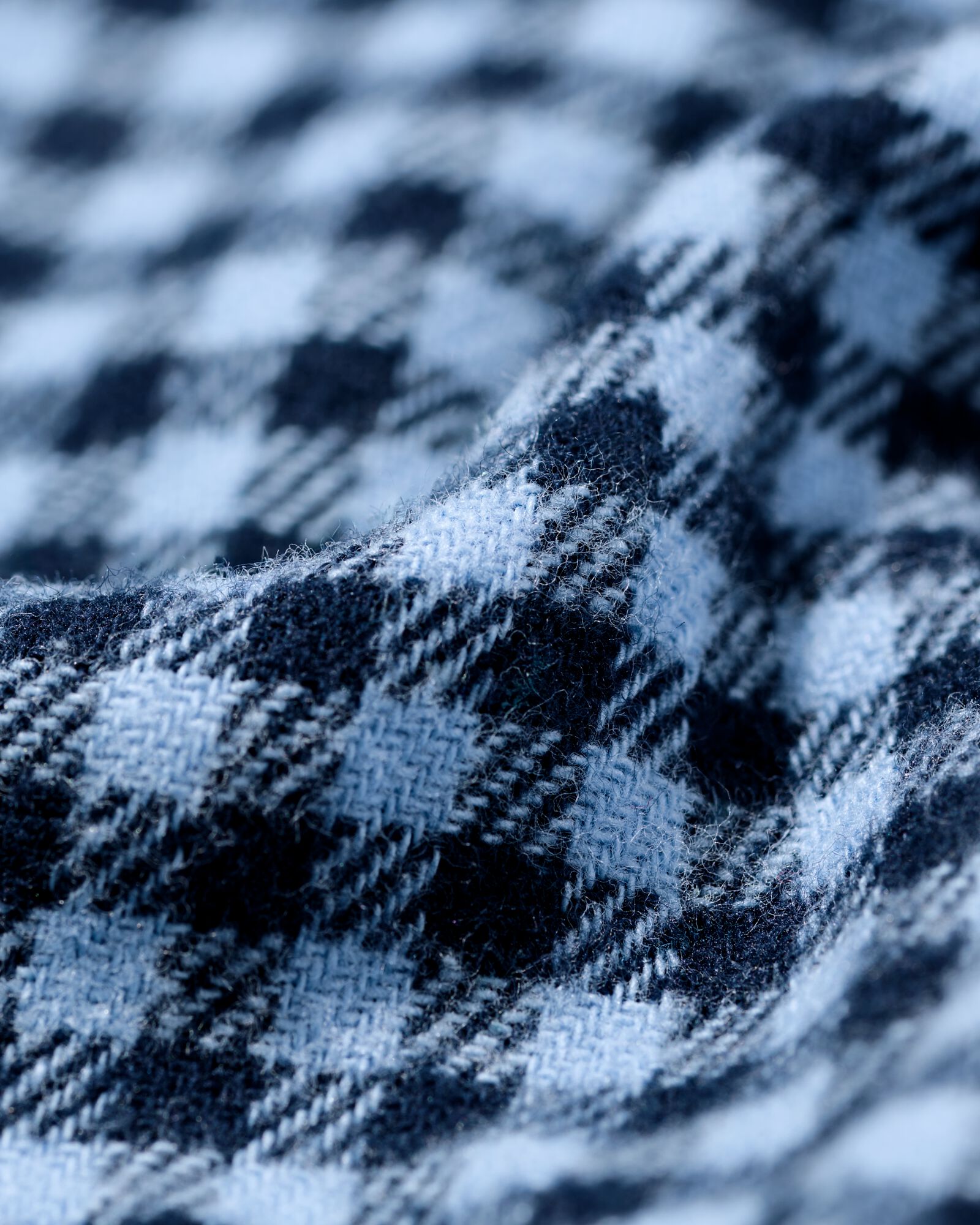 dames overshirt Donna flanel ruiten blauw blauw - 36205180BLUE - HEMA