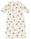 Baby-Schlafsack mit abnehmbaren Ärmeln, gepolstert, Füchse, weiß eierschalenfarben - 1000020000 - HEMA