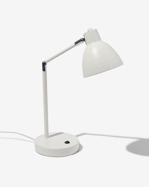 lampe de bureau avec port USB blanche - 39600180 - HEMA