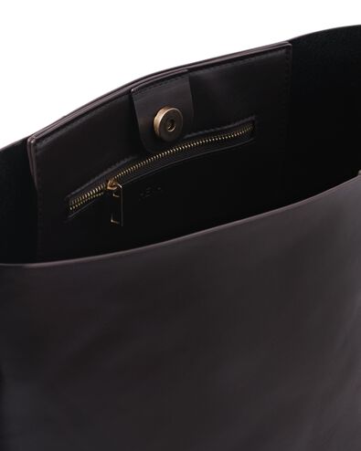 sac fourre-tout aspect cuir camel - 18760002 - HEMA