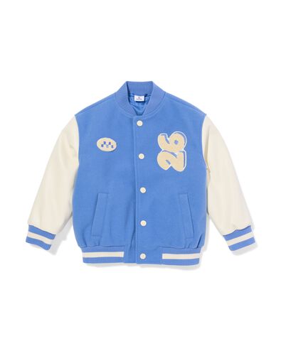 kinder bomberjack blauw blauw - 30713501BLUE - HEMA