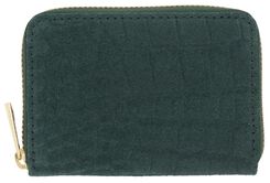 Portemonnaie, 7.5 x 11 cm, Krokodillederoptik, grün - 18120077 - HEMA