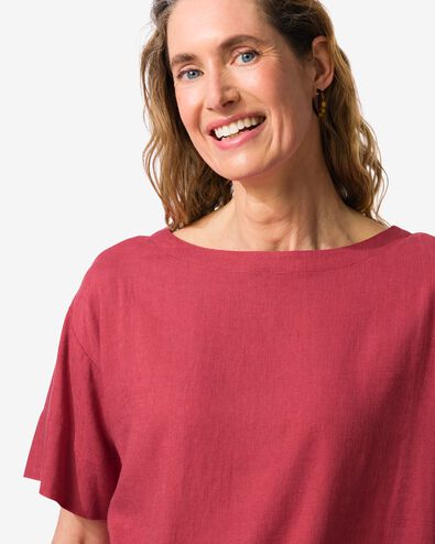 Damen-Shirt Riley rot rot - 36207970RED - HEMA