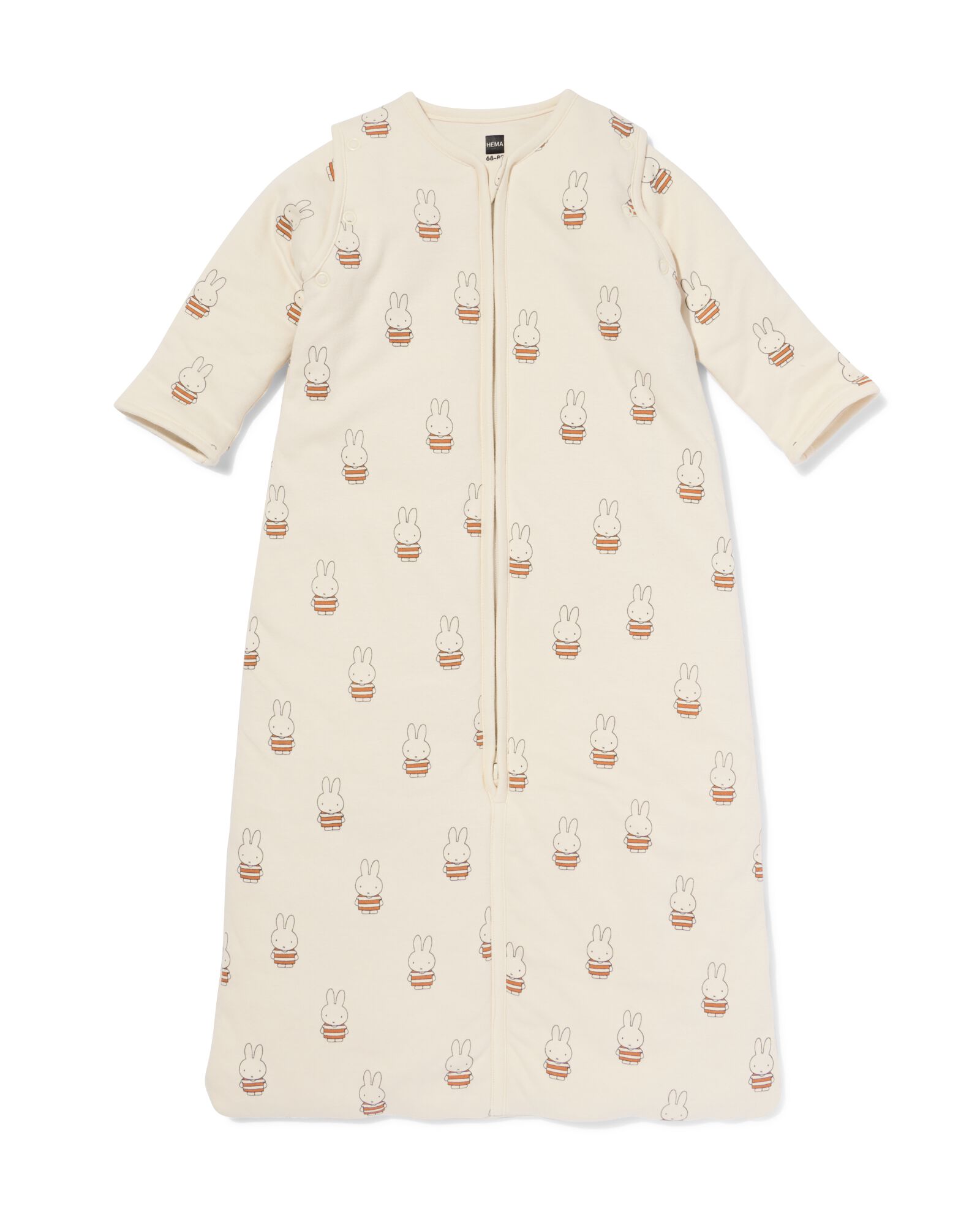 gigoteuse b&eacute;b&eacute; Miffy avec manches amovibles matelass&eacute;e 3,0 tog  blanc cass&eacute; blanc cass&eacute; - 33366850OFFWHITE - HEMA