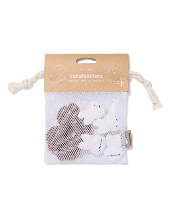 pinces de sac Miffy - 8 pi&egrave;ces - 60410291 - HEMA