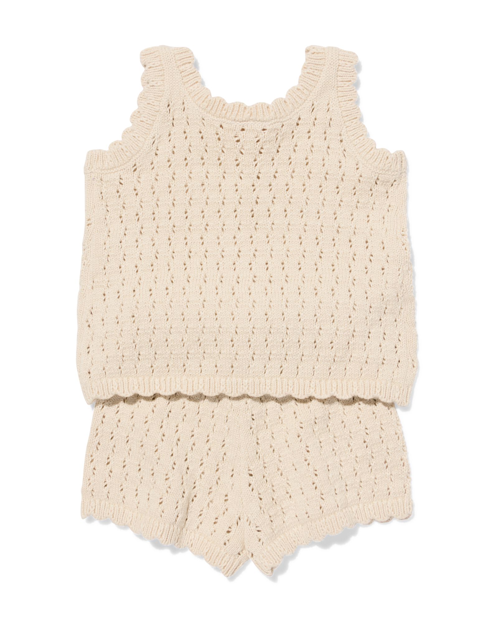 Baby-Bekleidungsset geh&auml;kelt ecru ecru - 33000180ECRU - HEMA