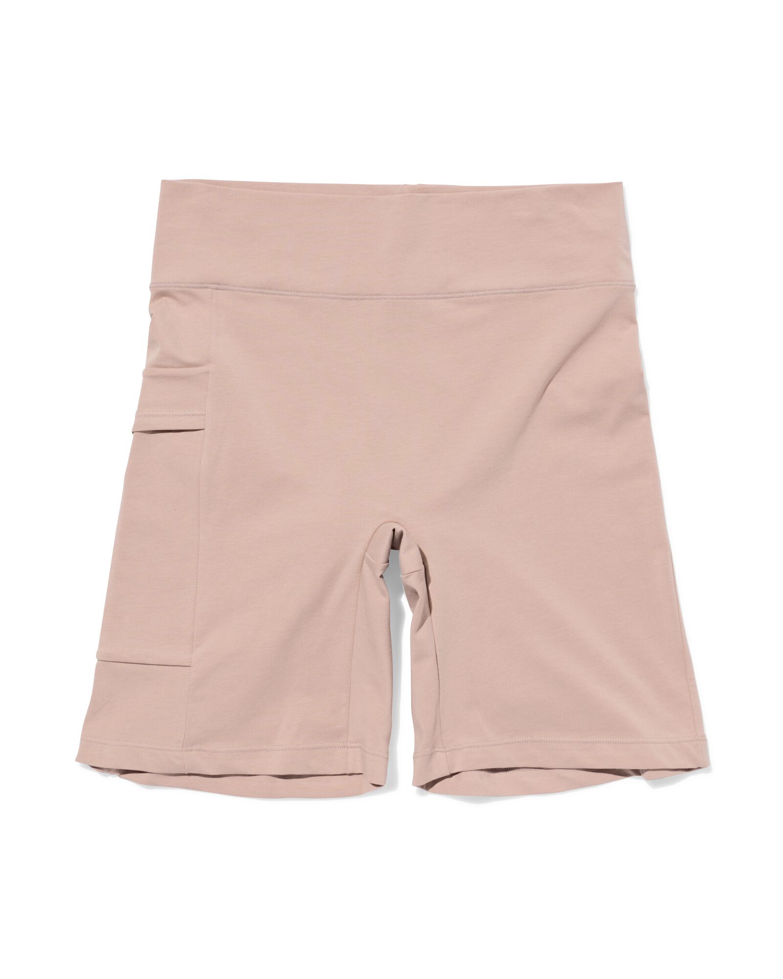 damesbiker real lasting cotton beige beige - 1000019533 - HEMA