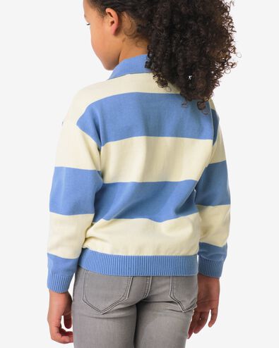 Kinderpullover, Feinstrick mit Streifen  blau blau - 30710701BLUE - HEMA