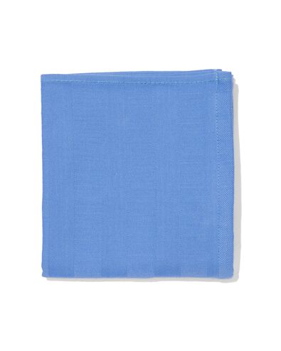 torchon 65x65 coton bleu - 5450047 - HEMA