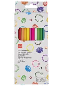 24 crayons de couleur - 15900040 - HEMA