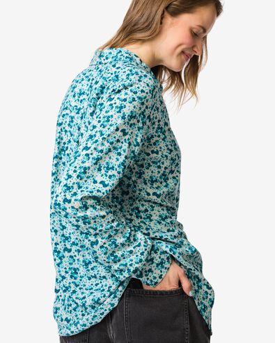 Damenbluse Bobbie, gebl&uuml;mt beige beige - 36207670BEIGE - HEMA