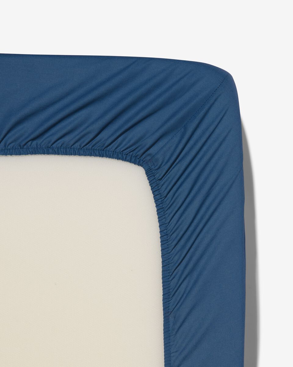 Spannbettlaken, 180 x 200 cm, Soft Cotton, blau blau 180 x 200 - 5110015 - HEMA