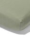 Topper-Spannbettlaken, Soft Cotton, 90 x 220 cm, grün - 5180086 - HEMA