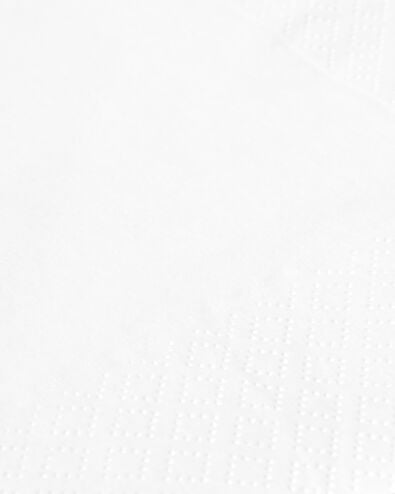 20 serviettes - 33 x 33 - papier - blanc - 14210173 - HEMA